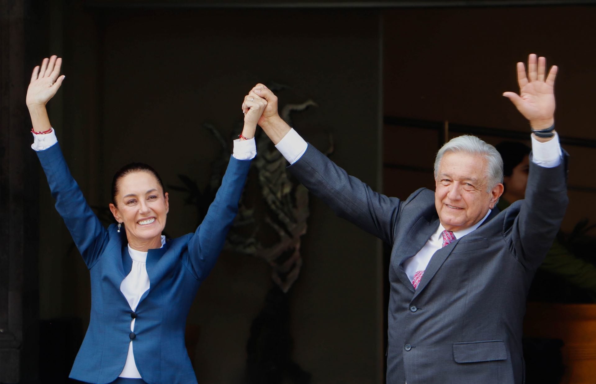 AMLO y Claudia Sheinbaum inician gira por el norte del país por transición presidencial