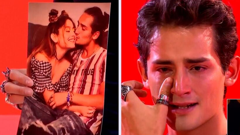 Emilio Osorio llora al ser sorprendido con foto de su novia Karol Sevilla en La Casa de los Famosos México