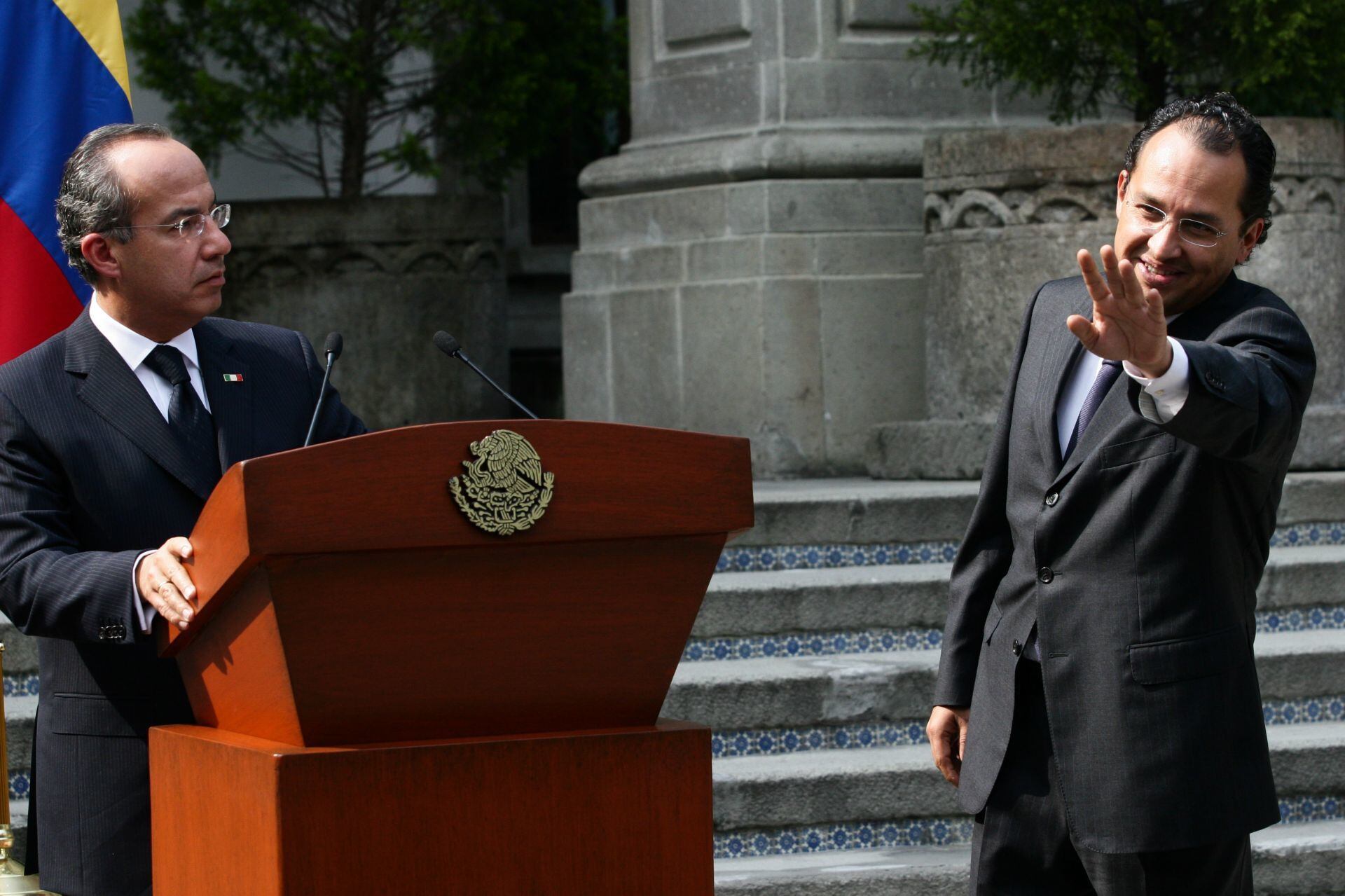 Maximiliano Cortázar Lara y Felipe Calderón