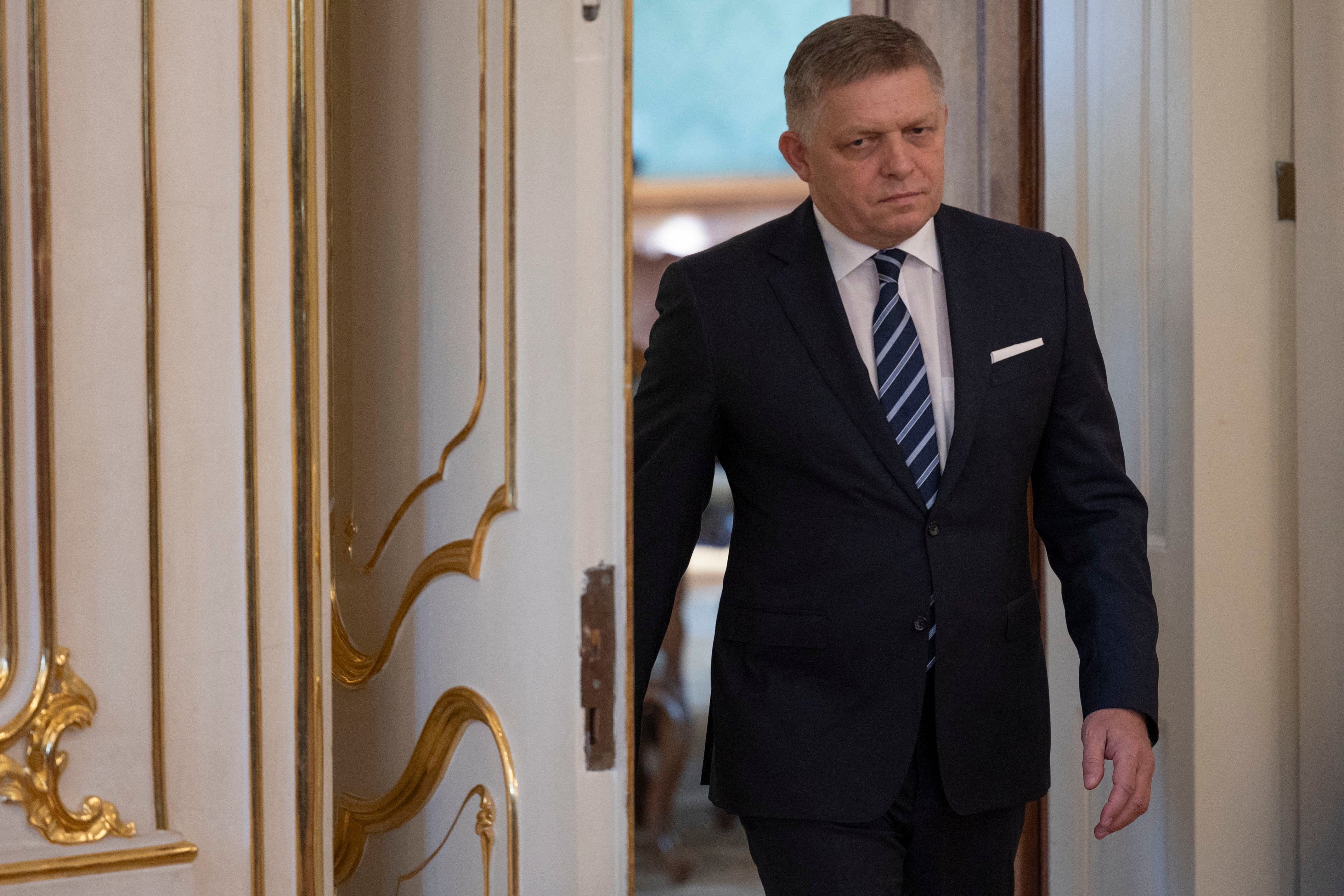 Roberto Fico, ministro de Eslovaquia anuncia que detiene su ayuda militar a Ucrania