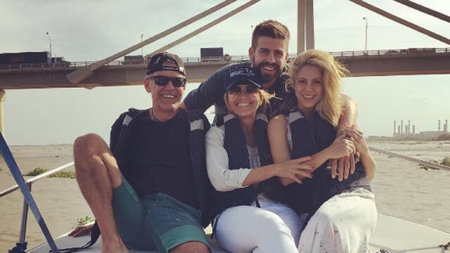 Shakira y familia de Gerard Piqué