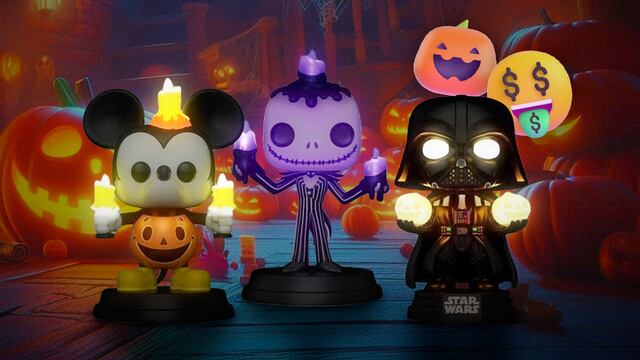 Jack Skellington, Mickey Mouse y Darth Vader protagonizan Funko Pop! de Halloween