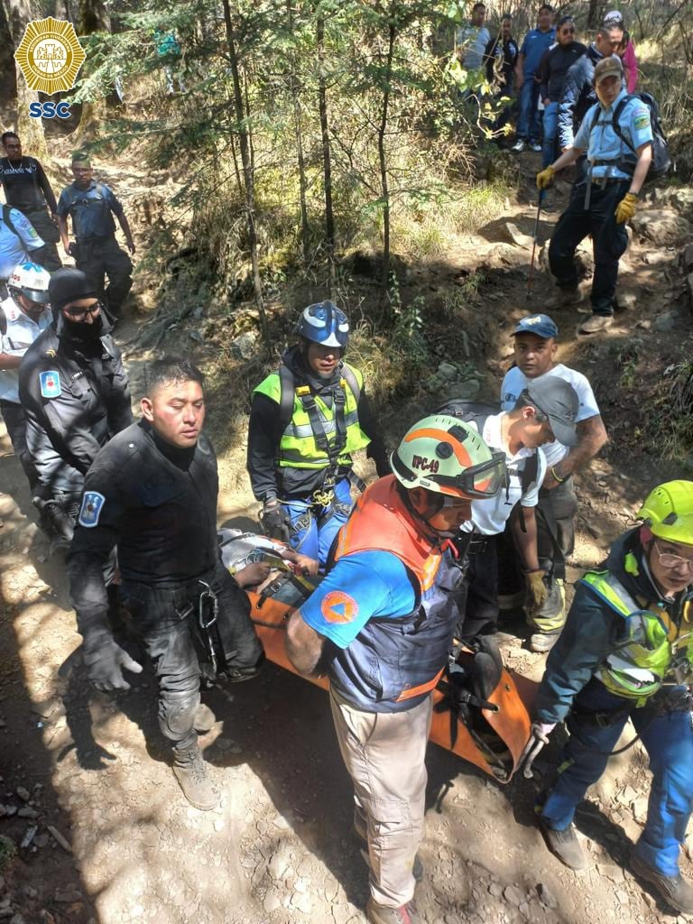 SSC rescata a excursionista en Parque Nacional Los Dinamos