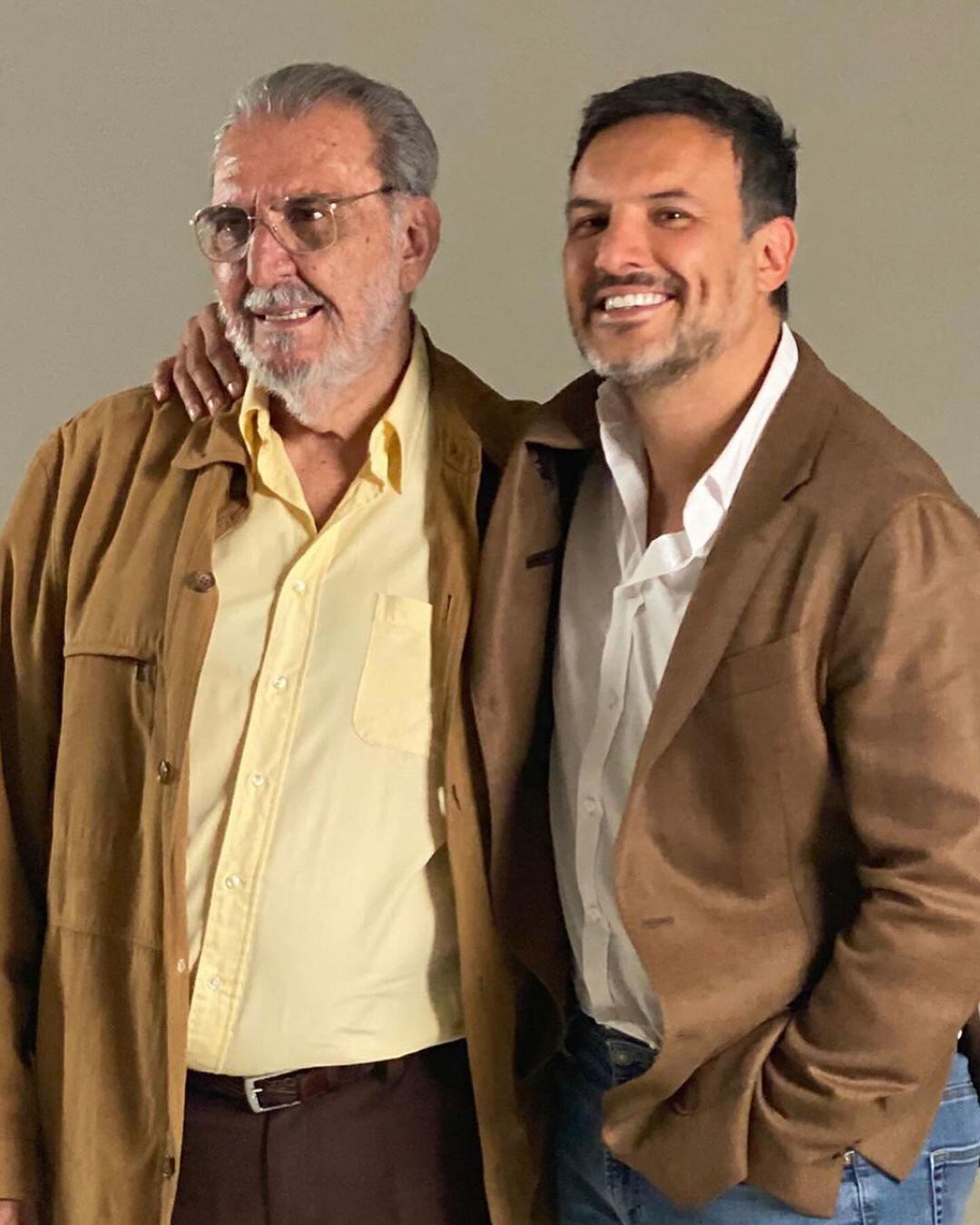 Alejandro de la Madrid y su papá