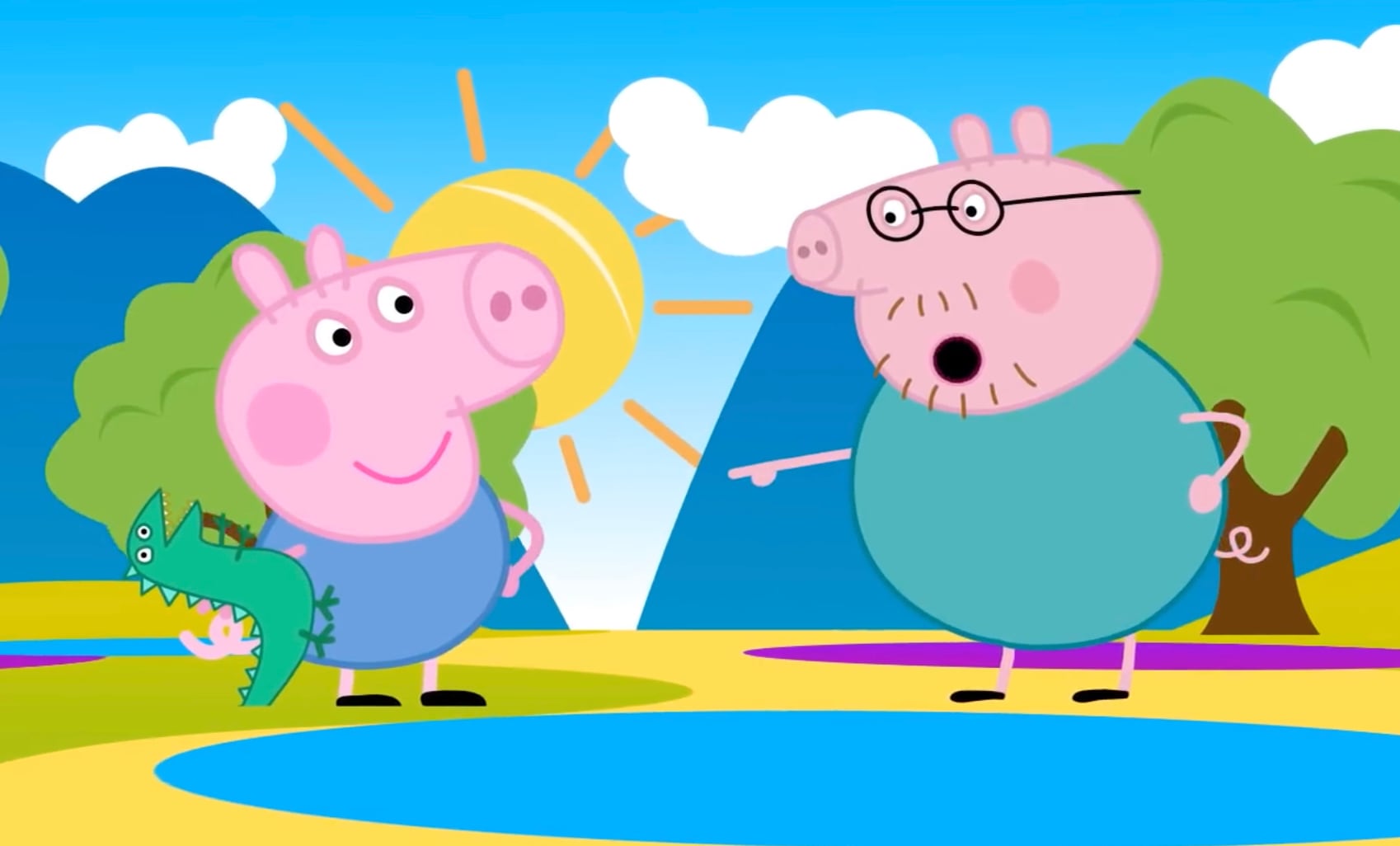 Papá Cerdito vs Bebé George: Batallas de rap animadas entre los personajes de Peppa Pig