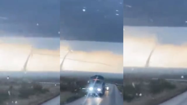 Tornado en Allende, Coahuila