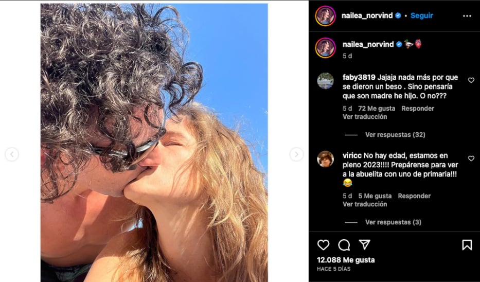 Nailea Norvid y Patricio Mercades presumen su amor en Instagram