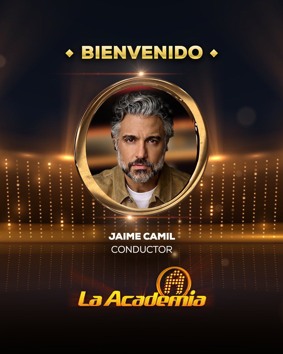 Jaime Camil es presentado como el conductor de La Academia 2024.