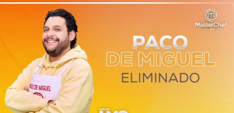 Paco de Miguel fue el onceavo eliminado de MasterChef Celebrity 2024