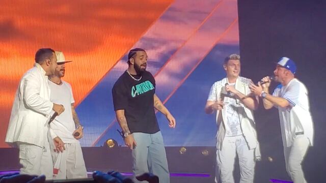 Drake cantó con los Backstreet Boys