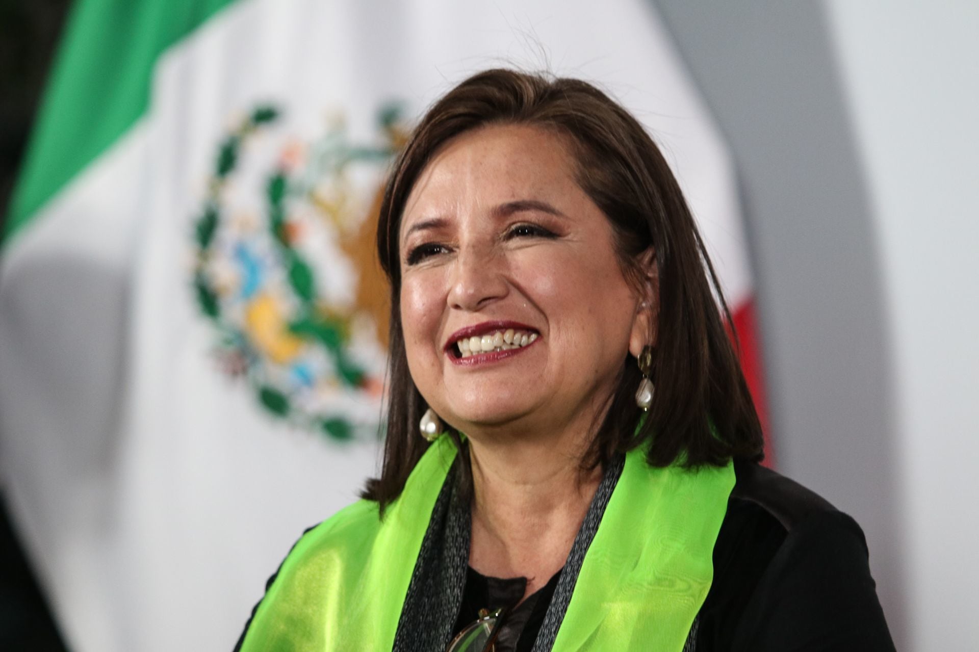 Xóchitl Gálvez Ruiz, precandidata a la presidencia por la coalición Fuerza y Corazón por México (PAN, PRI y PRD)