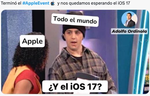 Memes se burlan de la presentación del iPhone 15 en el Apple Event 2023
