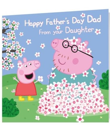 Tarjetas de Papá Cerdito de Peppa Pig para el Día del Padre