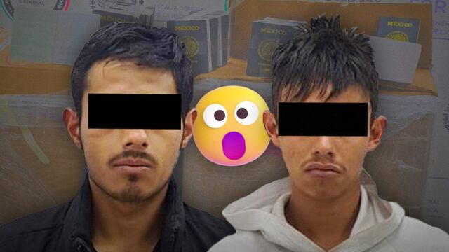Detenidos por robar pasaportes de la SRE