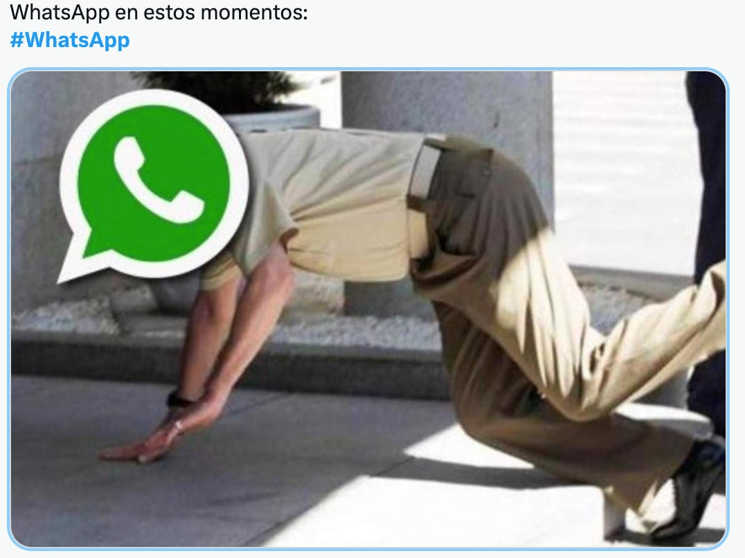 La caída de WhatsApp inspira memes