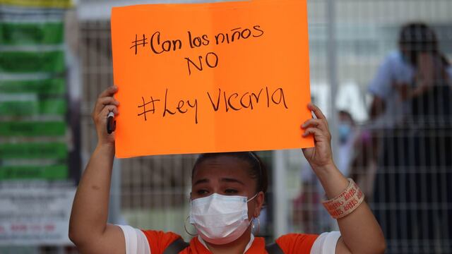 Protesta contra la violencia vicaria en Yucatán