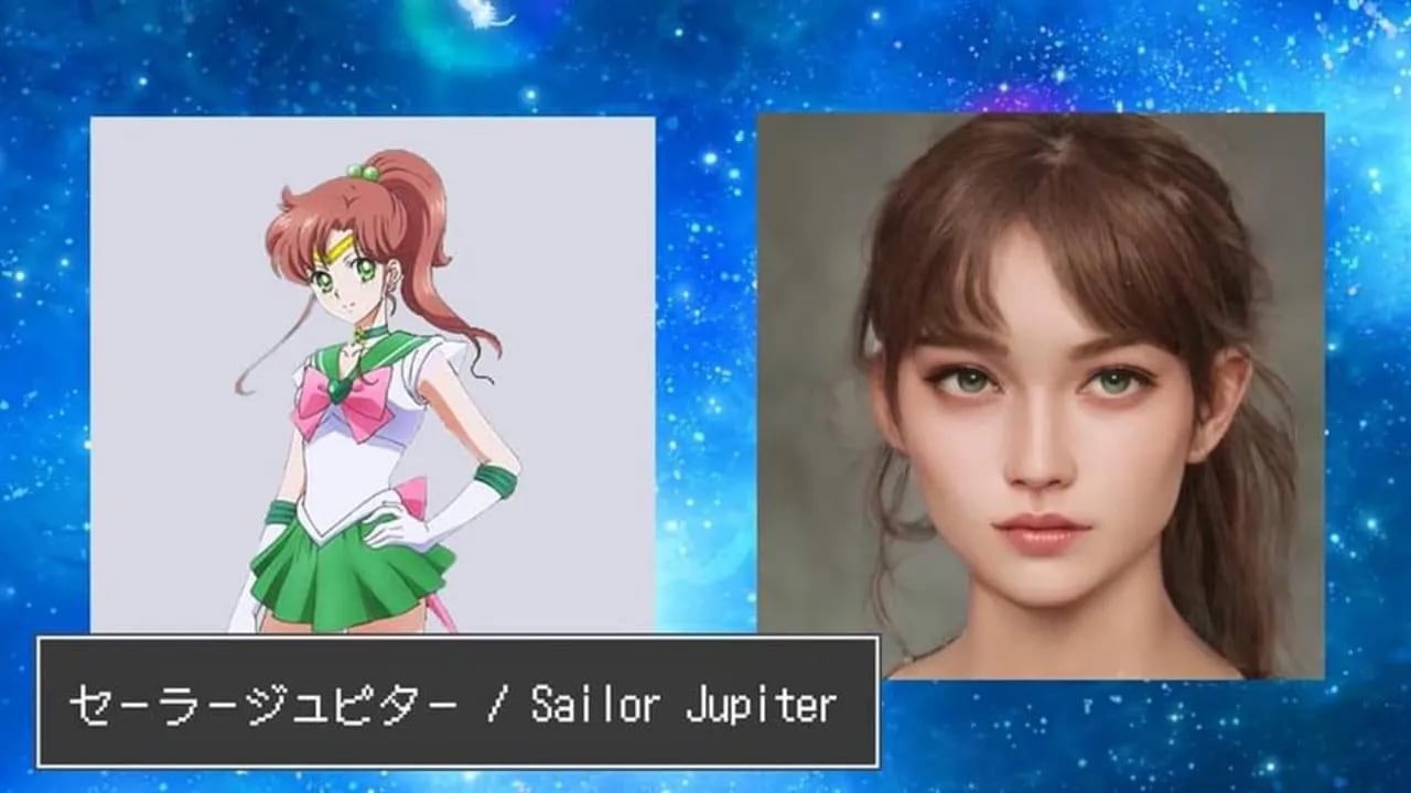 IA recrea personajes de Sailor Moon