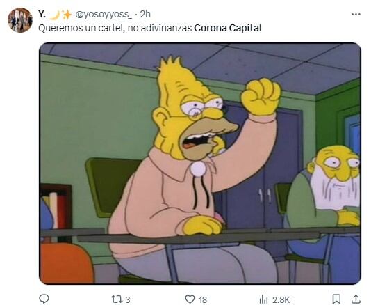 Memes por las pistas del Corona Capital 2024