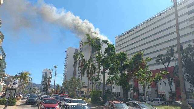 Incendio en Acapulco