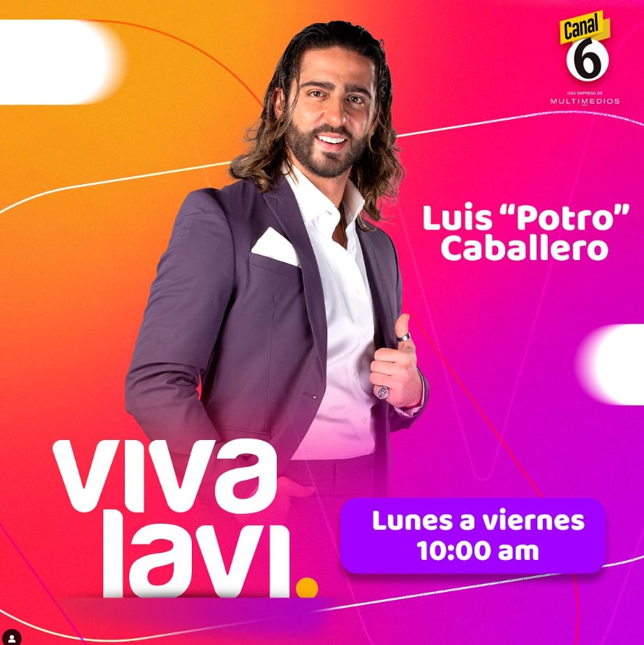 Luis Potro Caballero es el nuevo conductor de Vivalavi de Multimedios