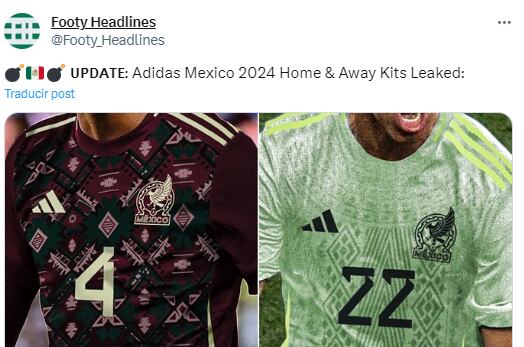 Uniforme Selección Mexicana