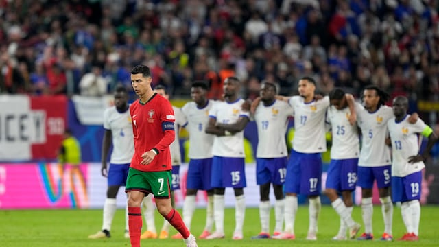 Cristiano Ronaldo en el Portugal vs Francia de la Eurocopa 2024