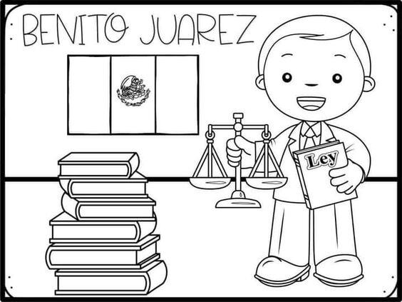 Dibujos de Benito Juárez