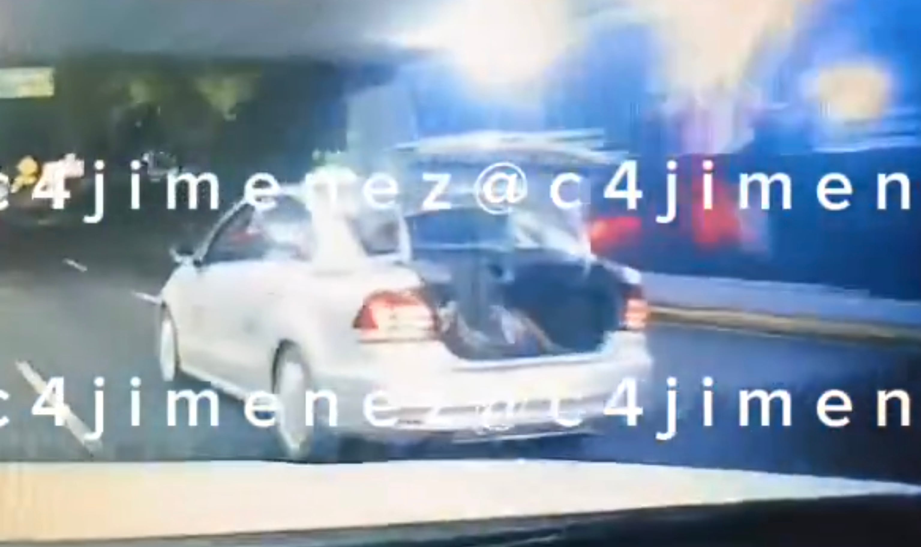 Captan en video un presunto secuestro en Viaducto, CDMX