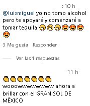 Fans de Luis Miguel aprueban sus acciones con tequila Don Ramón.