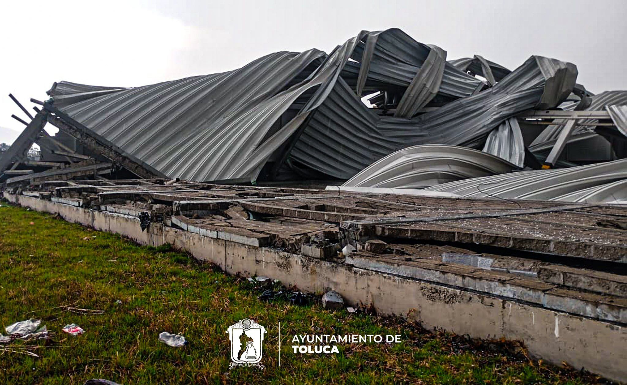 Tornado en Toluca, Estado de México