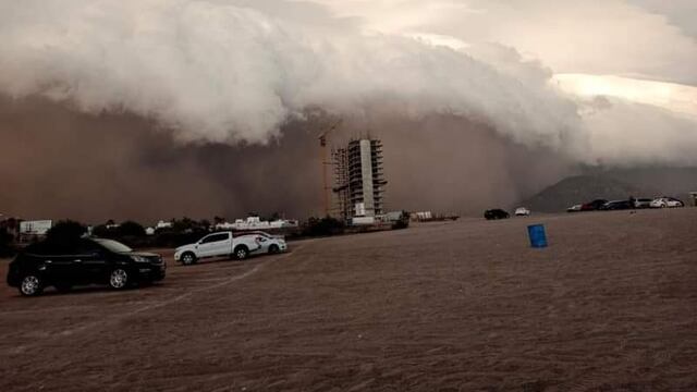 Tormenta de arena en Guaymas