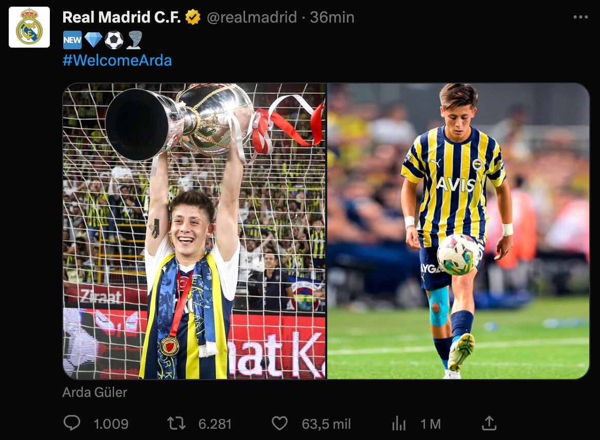 Arda Güler al Real Madrid