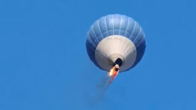 Un globo aerostático turístico de Teotihuacán se desplomó el 1 de abril