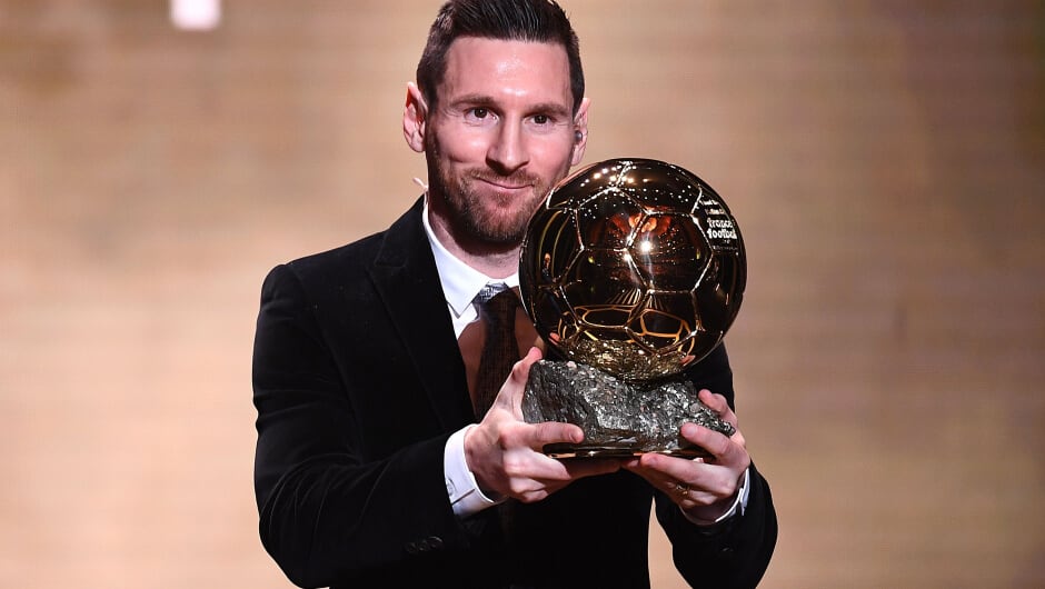 Lionel Messi recibió su sexto Balón de Oro.