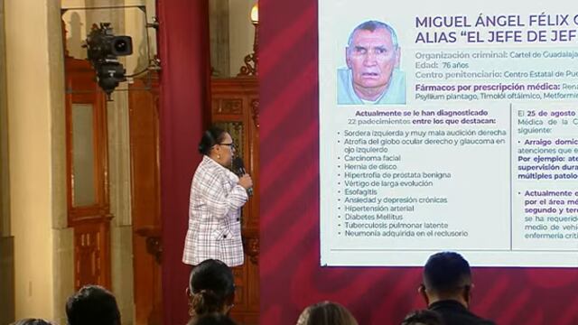 Miguel Ángel Félix Gallardo: Las enfermedades que padece son expuestas la mañanera de AMLO