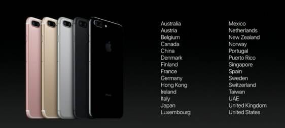 Apple presenta el iPhone 7 y 7 Plus, en un brillante color &lsquo;Jet Black&rsquo;