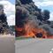 ¿Qué pasó en la autopista Mazatlán-Durango? Pipa vuelca y se incendia (VIDEO)