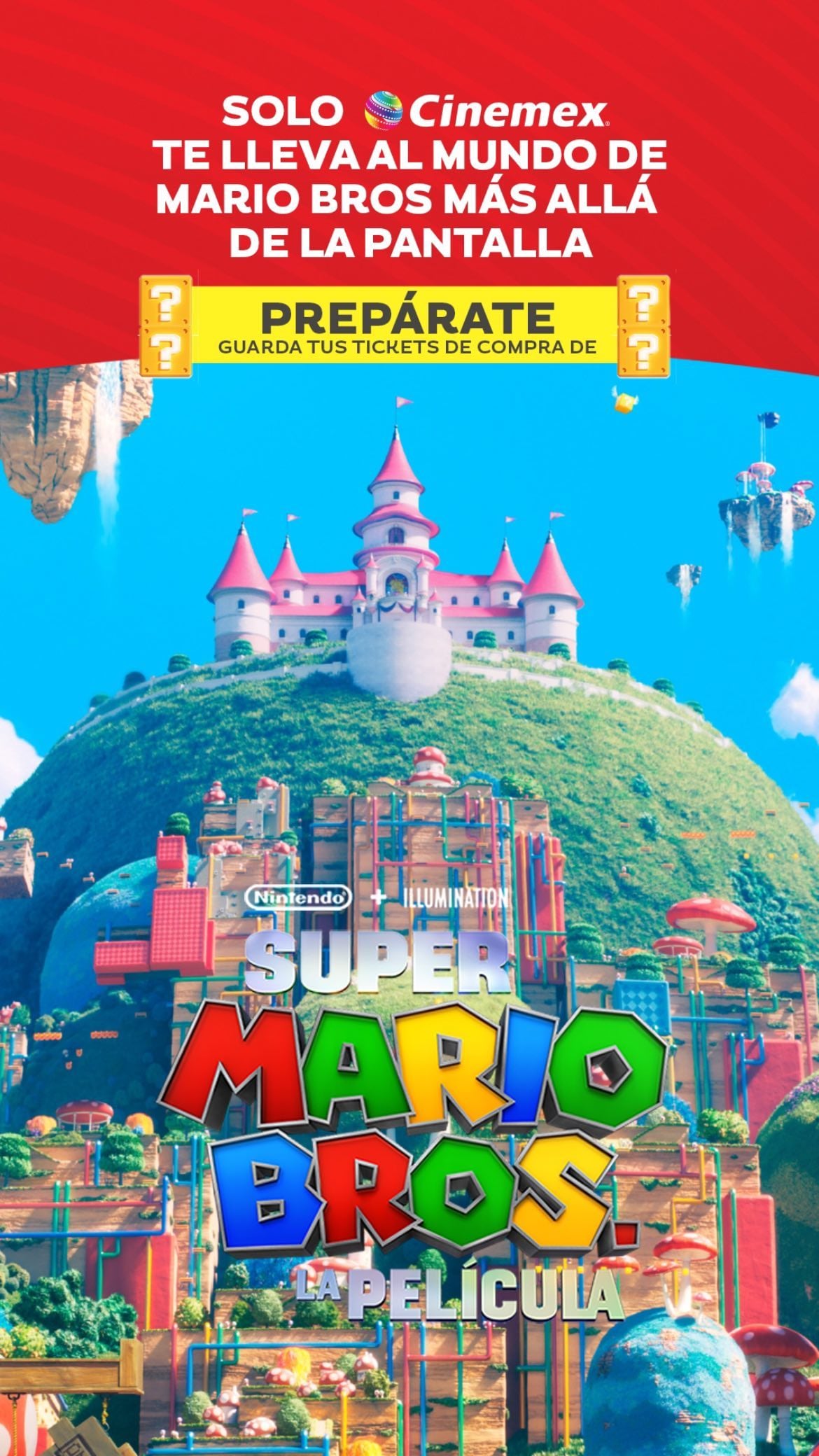 Cinemex tiene varias sorpresas de Super Mario Bros. La Película