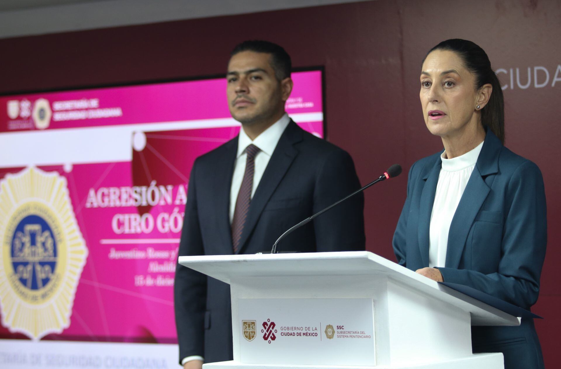 Claudia Sheinbaum Pardo y Omar García Harfuch