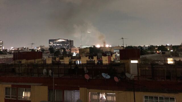 incendio cerca de instalaciones de Pemex en Granjas México