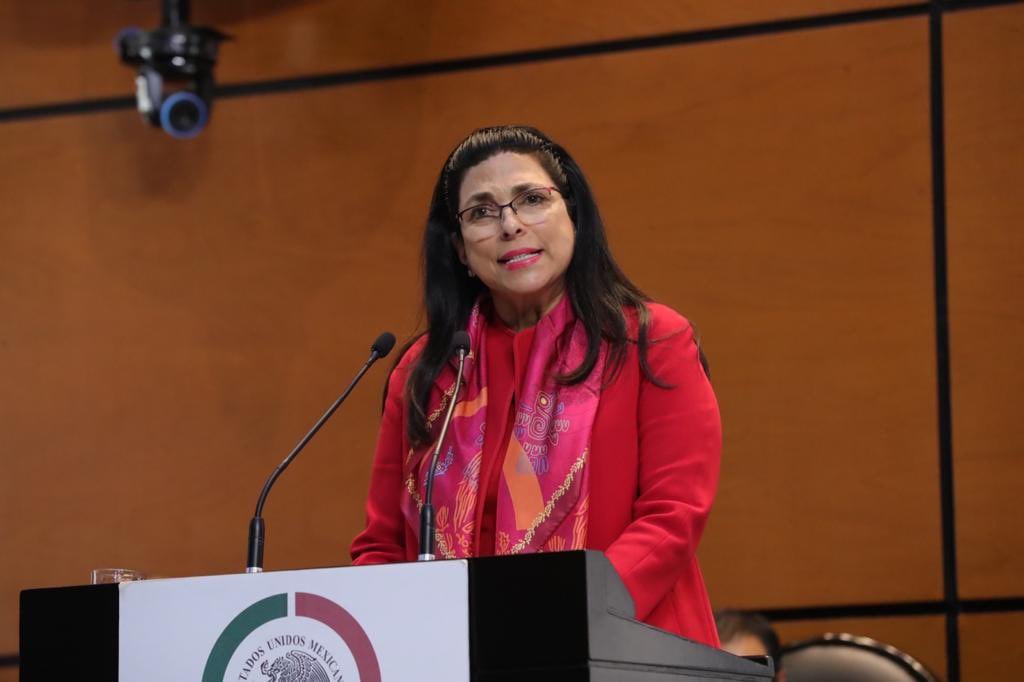 Marcela Guerra. Presidenta de la Mesa Directiva de la Cámara de Senadores