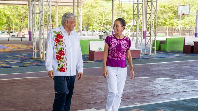 Andrés Manuel López Obrador, presidente de México y Claudia Sheinbaum Pardo presidenta electa