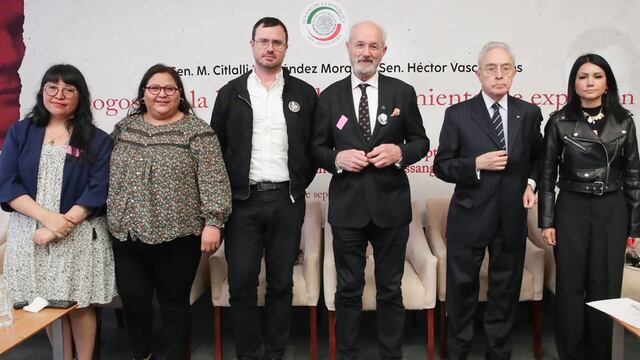 Familia de Julian Assange se reúne con senadores de Morena