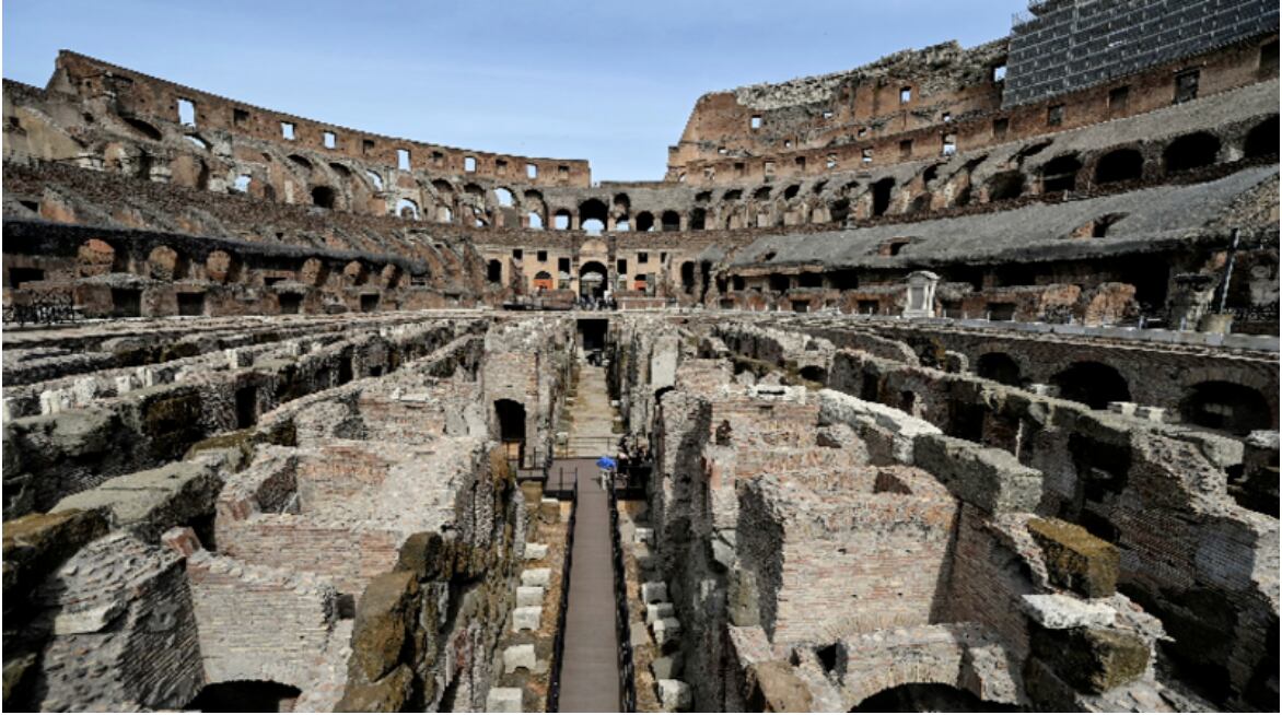 Hipogeo del Coliseo de Roma