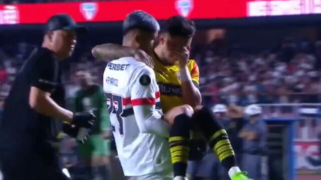 Exjugador de Rayados de Monterrey sufre fractura en Copa Libertadores