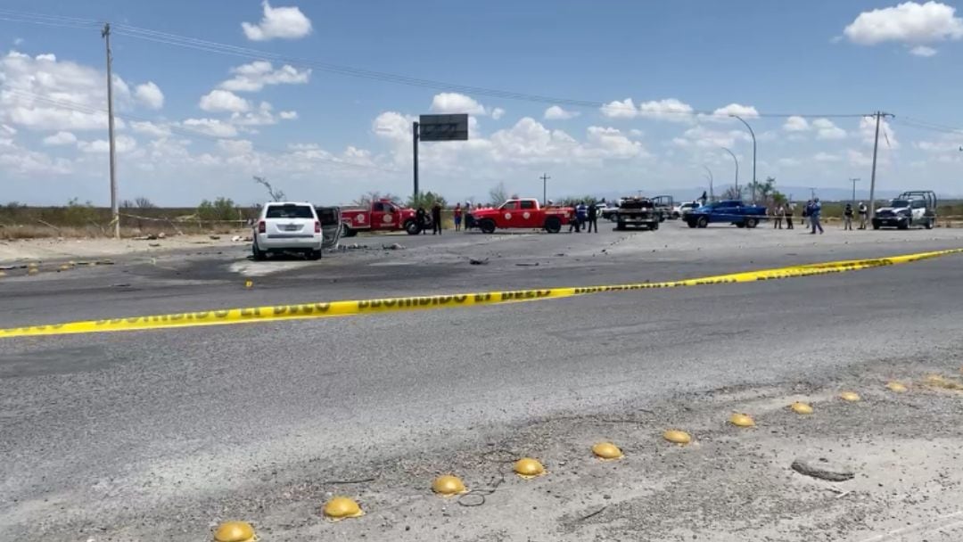 Equipo de Claudia Sheinbaum sufre accidente automovilístico en Coahuila