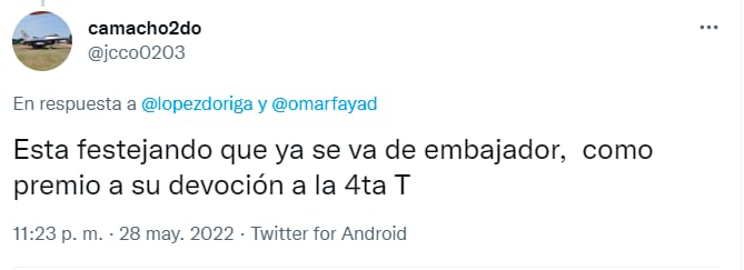 Comentarios sobre Omar Fayad cantando 'Sálvame' de RBD/captura de pantalla