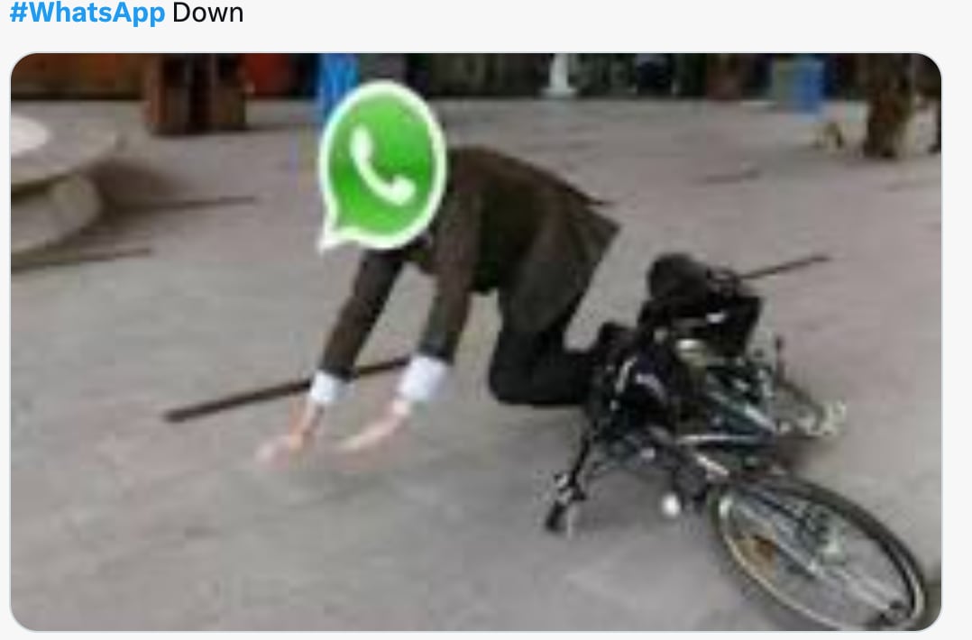 La caída de WhatsApp inspira memes