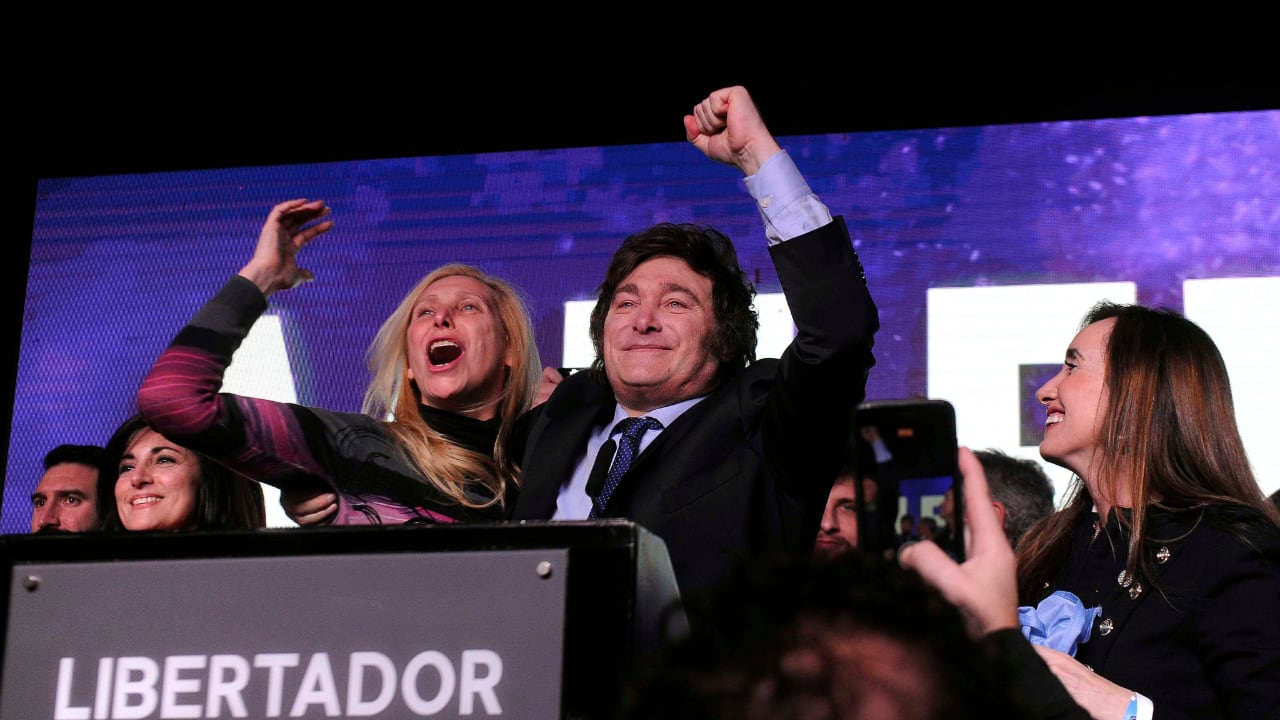 Javier Milei, aspirante a presidencia de Argentina