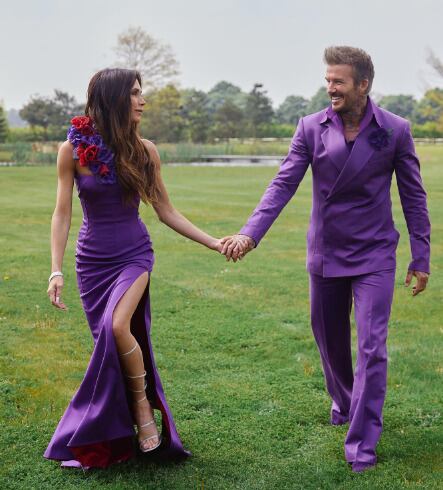 David y Victoria Beckham recrean el día que se casaron para celebrar su 25 aniversario